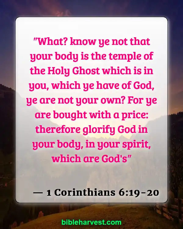 Bible Verses About Health (1 Corinthians 6:19-20)