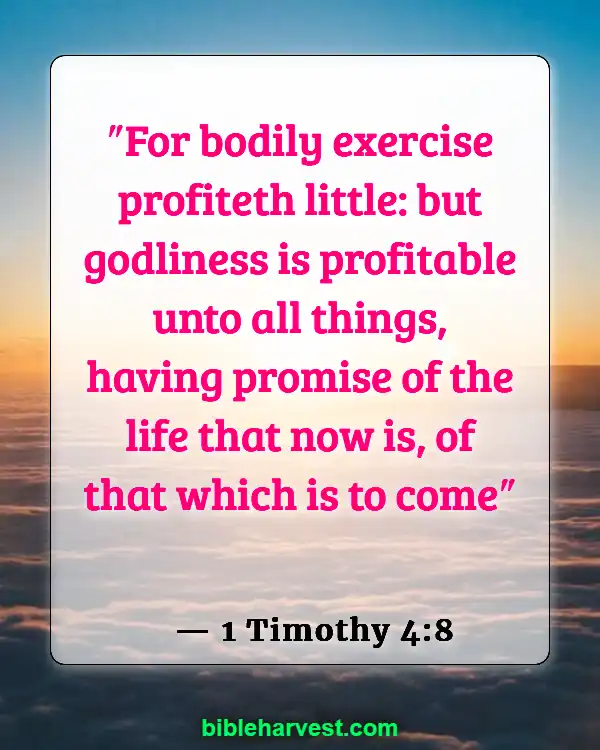Bible Verses About Health (1 Timothy 4:8)