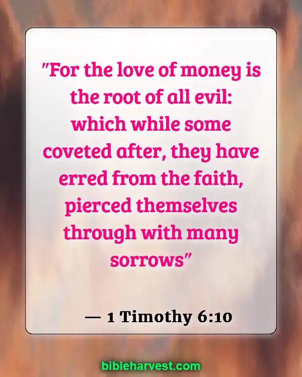 Verses About Money (1 Timothy 6:10)