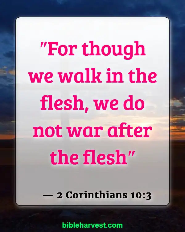 Verses About Wars (2 Corinthians 10:3)