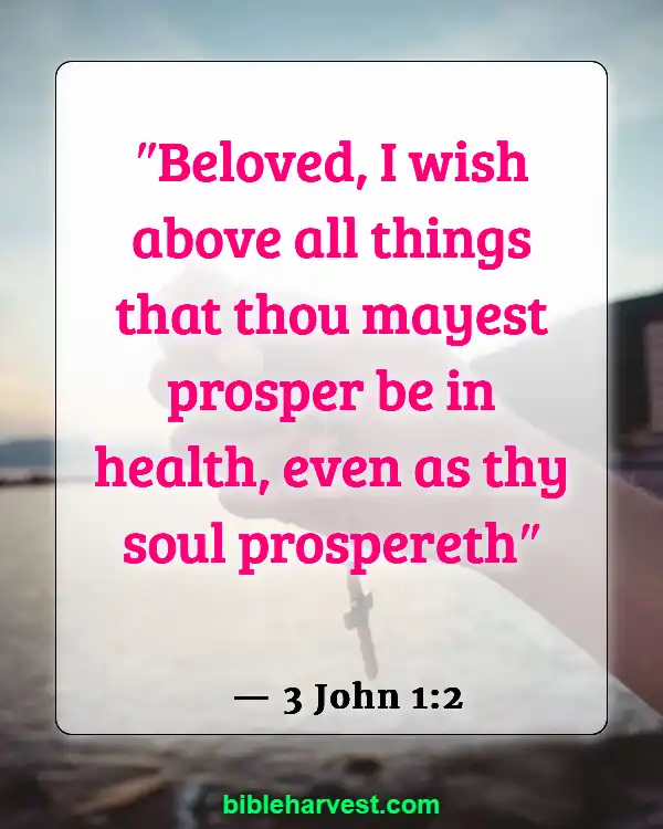 Bible Verses About Health (3 John 1:2)