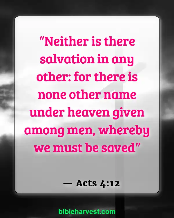 Bible Verses About The Name Of God (Acts 4:12)