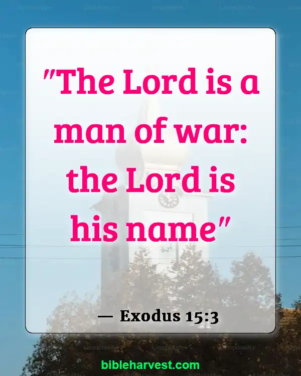 Verses About Wars (Exodus 15:3)
