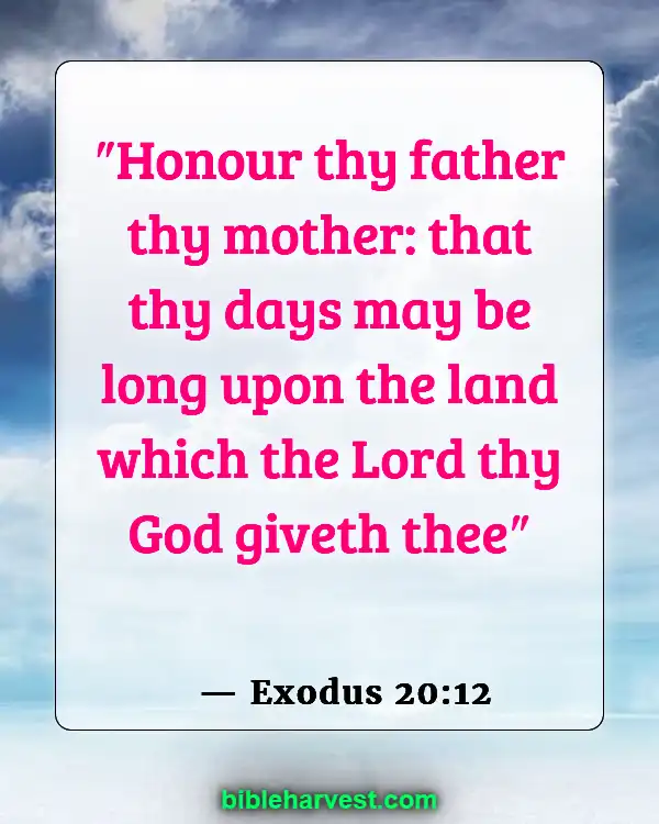 Verses about Honoring Father and Mother (Exodus 20:12)