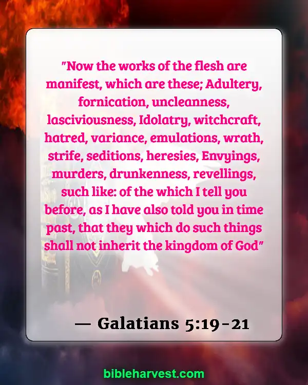 Bible verses idolatry (Galatians 5:19-21)