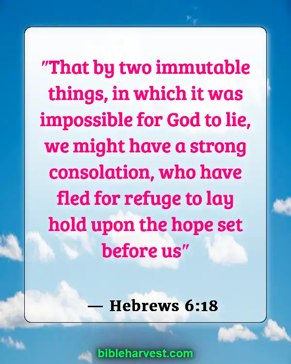 Bible verses about the Promisses of God (Hebrews 6:18)