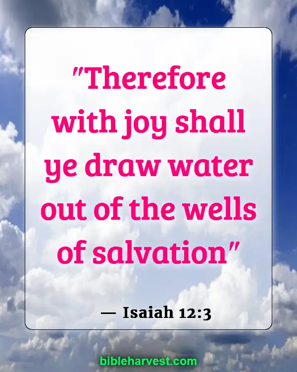 Bible Verses About Hapiness And Joy (Isaiah 12:3)