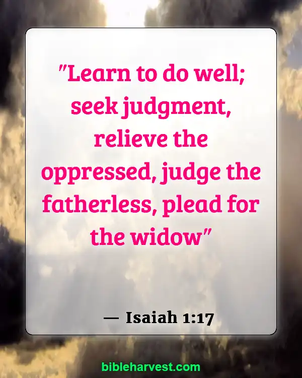 50 Bible Verses About Justice Of God (Isaiah 1:17)
