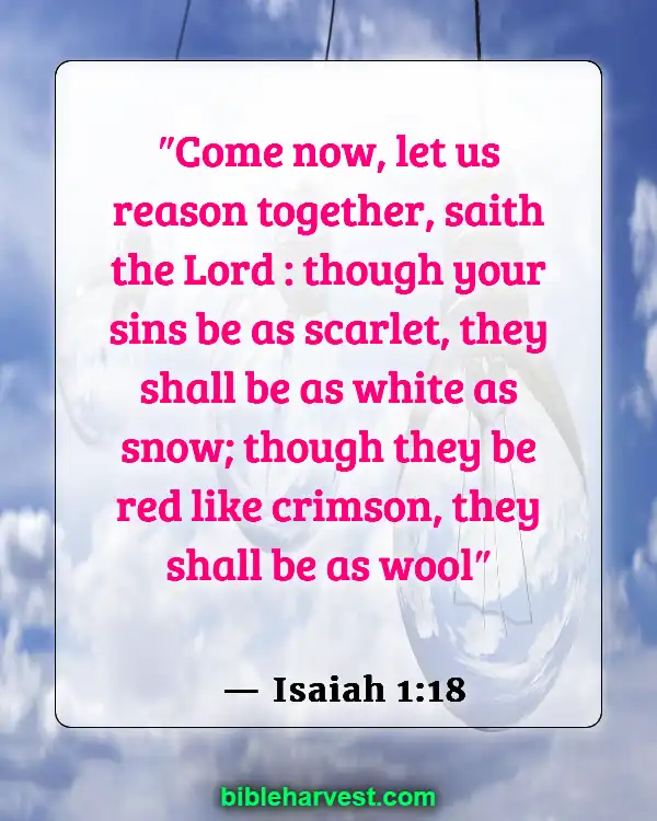 50 Bible Verses About Justice Of God (Isaiah 1:18)