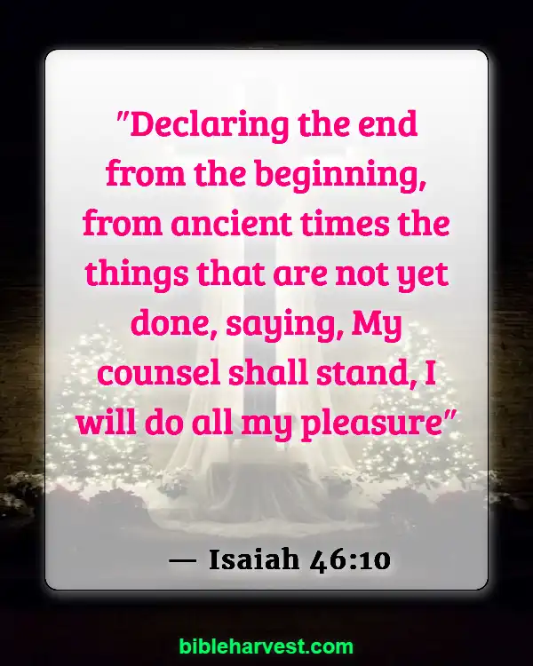 God Has A Plan For Your Life Bible Verse (Isaiah 46:10)