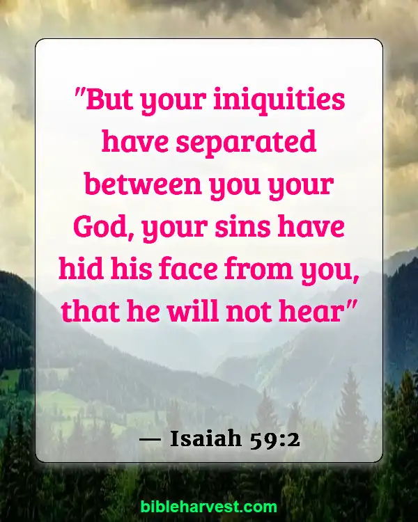 Bible Verses About Lying And Deceit (Isaiah 59:2)