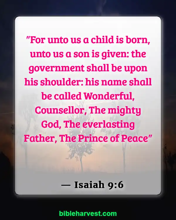 Bible Verses About The Name Of God (Isaiah 9:6)