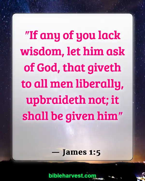 Bible Verses About Lying And Deceit (James 1:5)