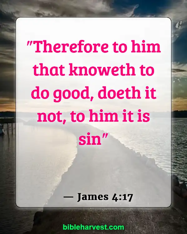 Bible Verses About Sin (James 4:17)