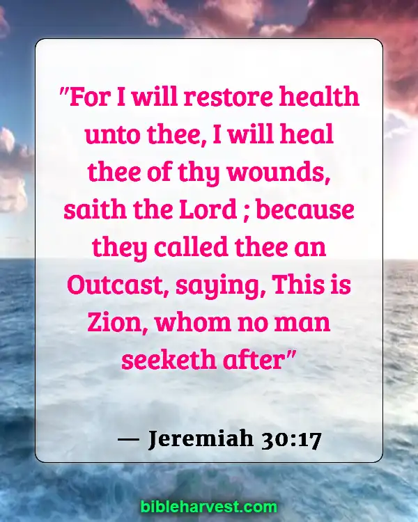 Bible Verses About Health (Jeremiah 30:17)