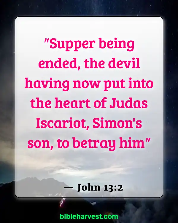 Betrayal in Bible (John 13:2)