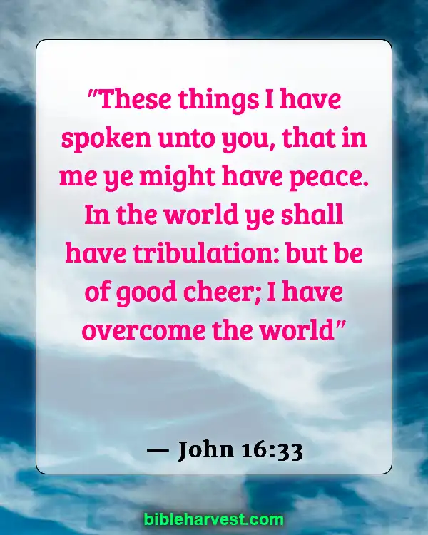 25 Bible Verses About The End Times (John 16:33)