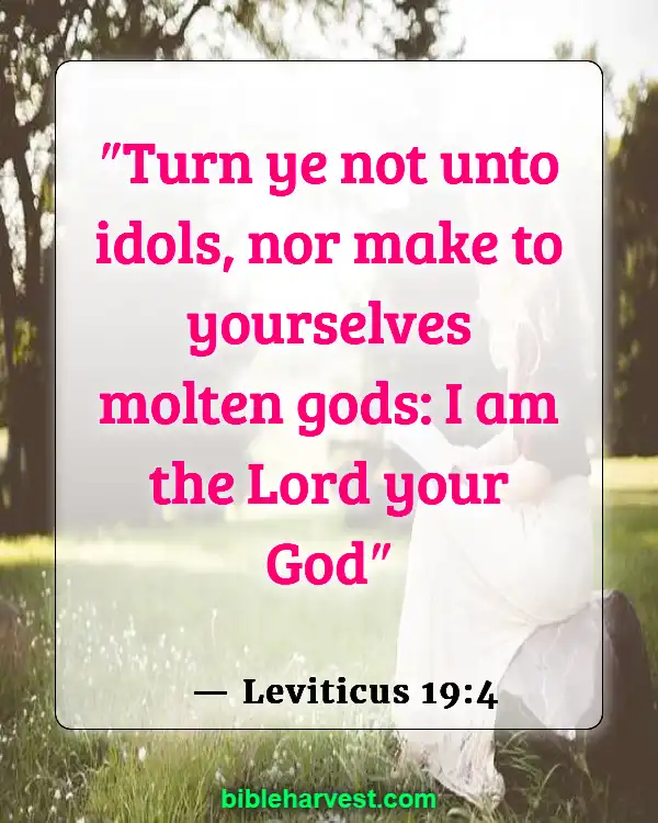 Bible verses idolatry (Leviticus 19:4)