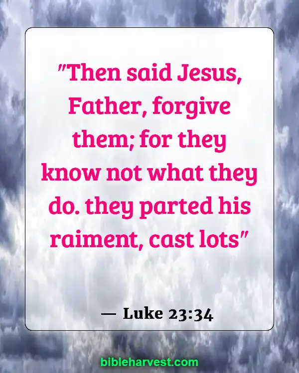 Betrayal in Bible (Luke 23:34)