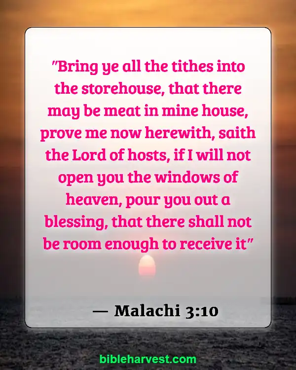 Verses About Money (Malachi 3:10)