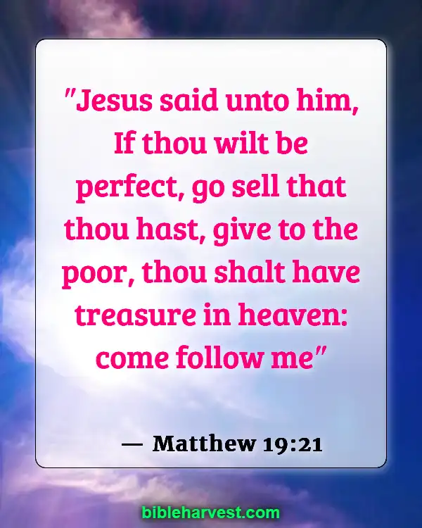 Bible Verses About Helping Others (Matthew 19:21)