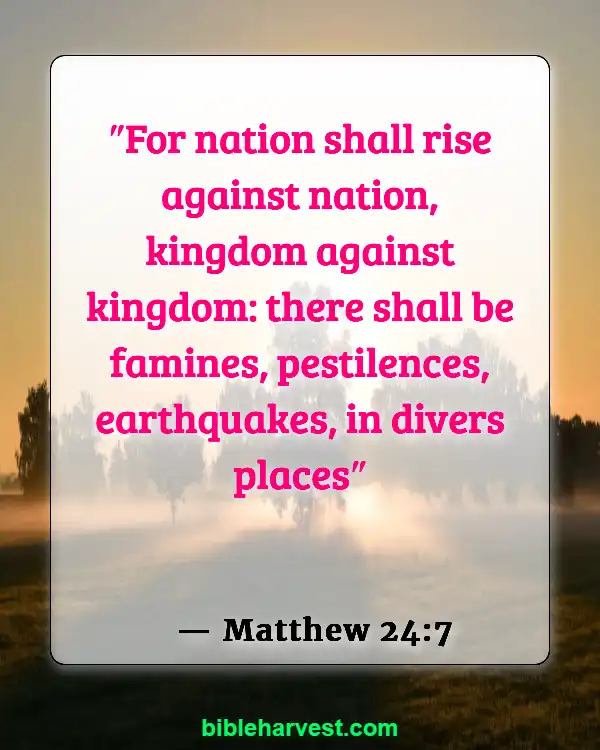 Verses About Wars (Matthew 24:7)