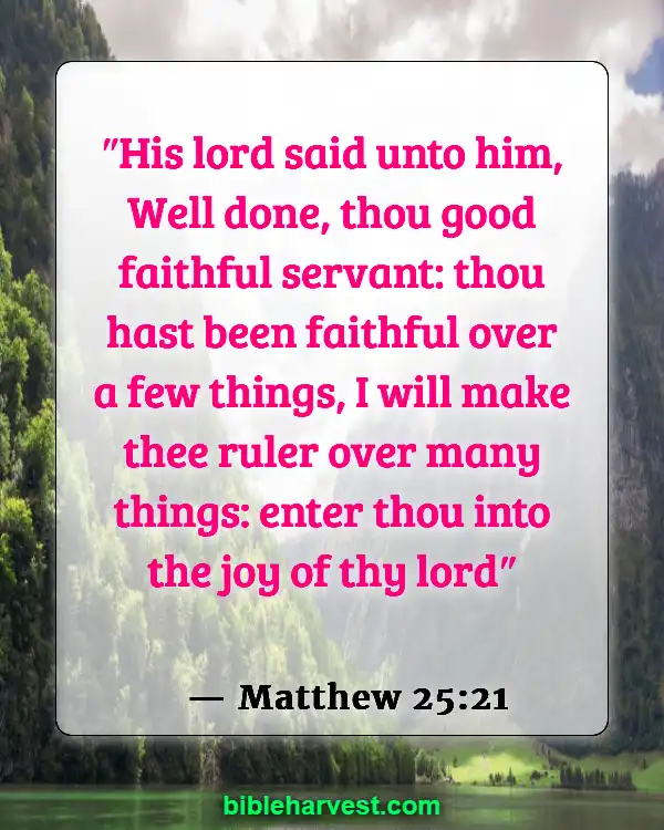 Verses About Money (Matthew 25:21)