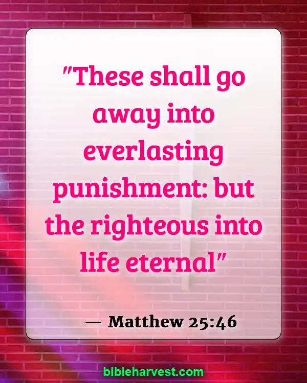 Bible Verses About Sin (Matthew 25:46)