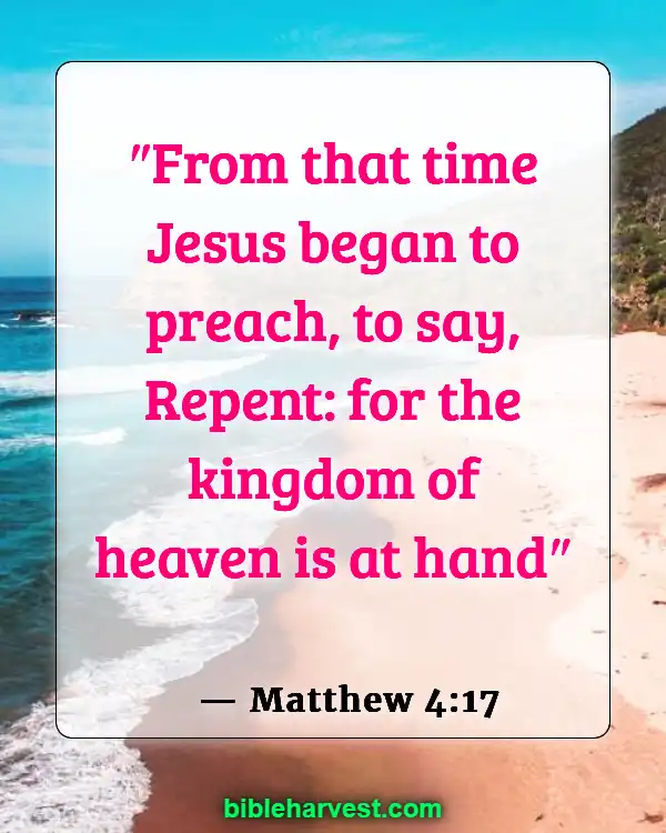 Bible Verses About Sin (Matthew 4:17)