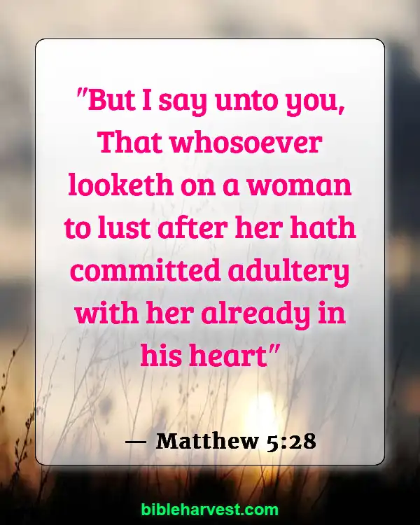 Bible Verses About Sin (Matthew 5:28)