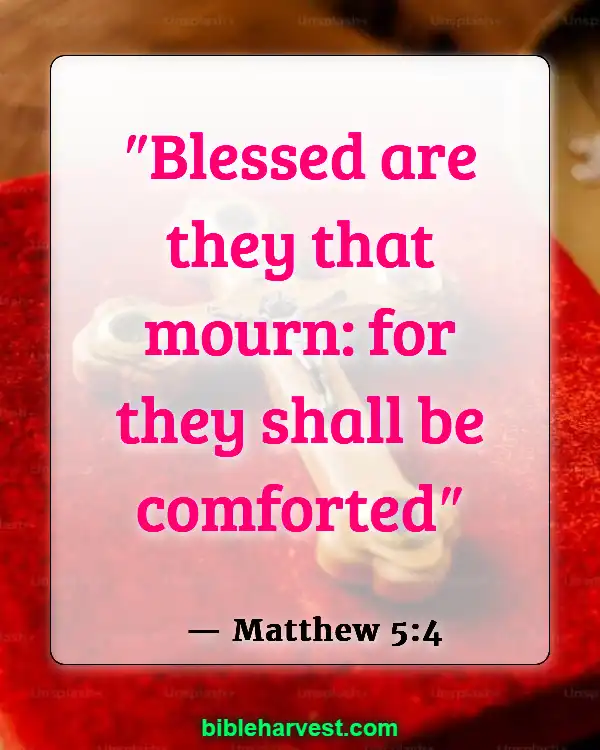 Bible Verses About Sadness (Matthew 5:4)