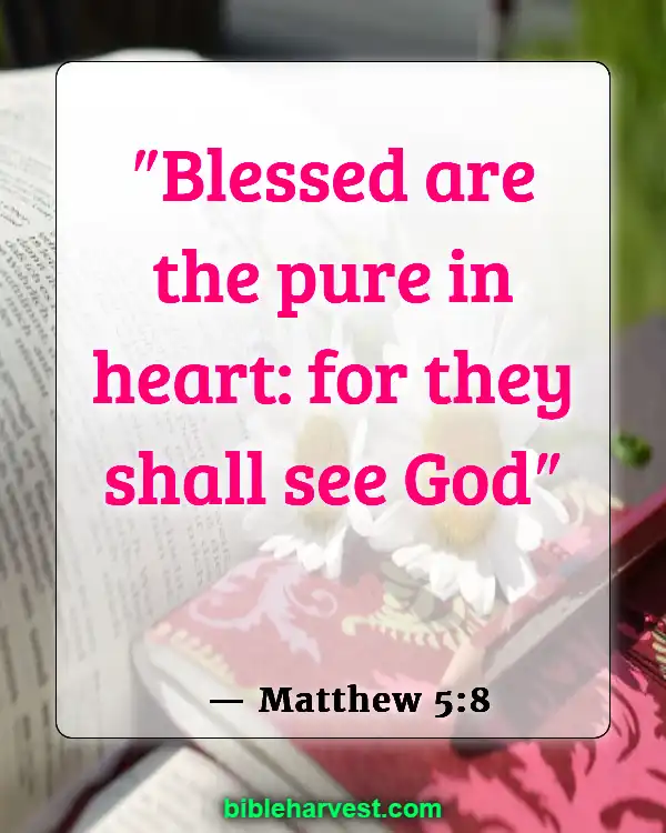 Bible Verses About Hapiness And Joy (Matthew 5:8)