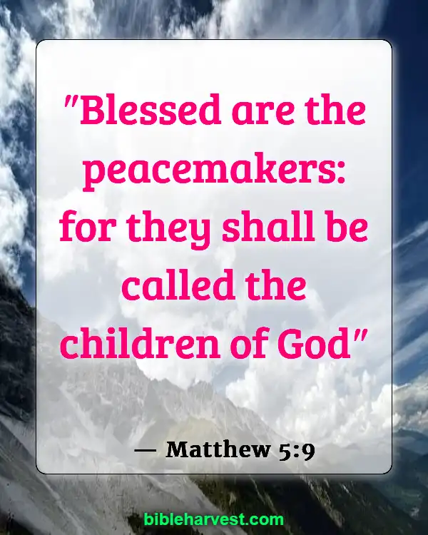 Verses About Wars (Matthew 5:9)