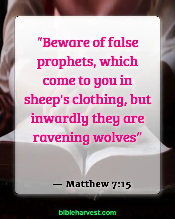 Bible Verses About Deception In The Last Days (Matthew 7:15)