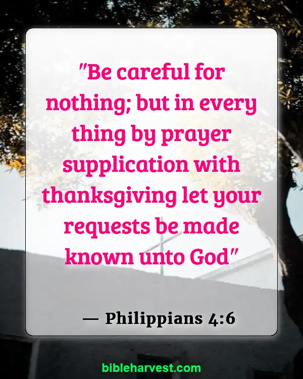 Bible Verses About Trusting God’s Plan (Philippians 4:6)