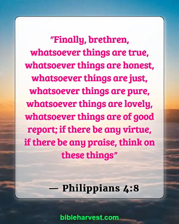 Bible Verses About Lying And Deceit (Philippians 4:8)