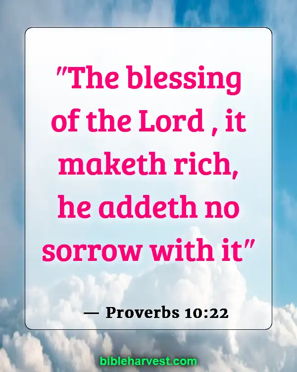 Bible Verses About Wealth (Proverbs 10:22)