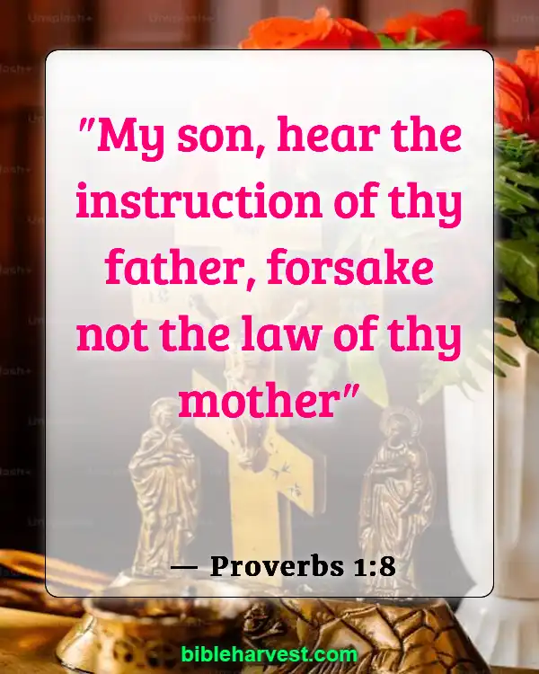 Verses about Honoring Father and Mother (Proverbs 1:8)