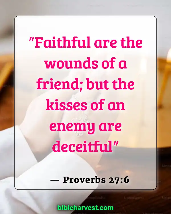 Betrayal in Bible (Proverbs 27:6)