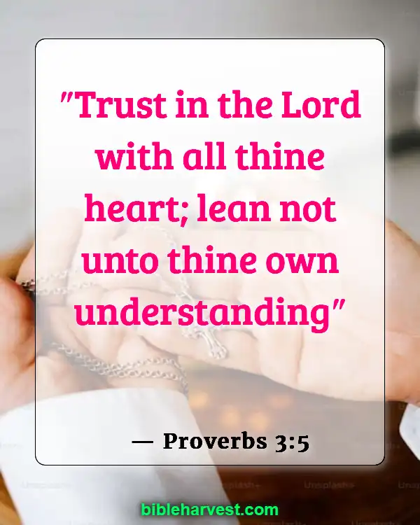 Bible Verses About Trusting God’s Plan (Proverbs 3:5)