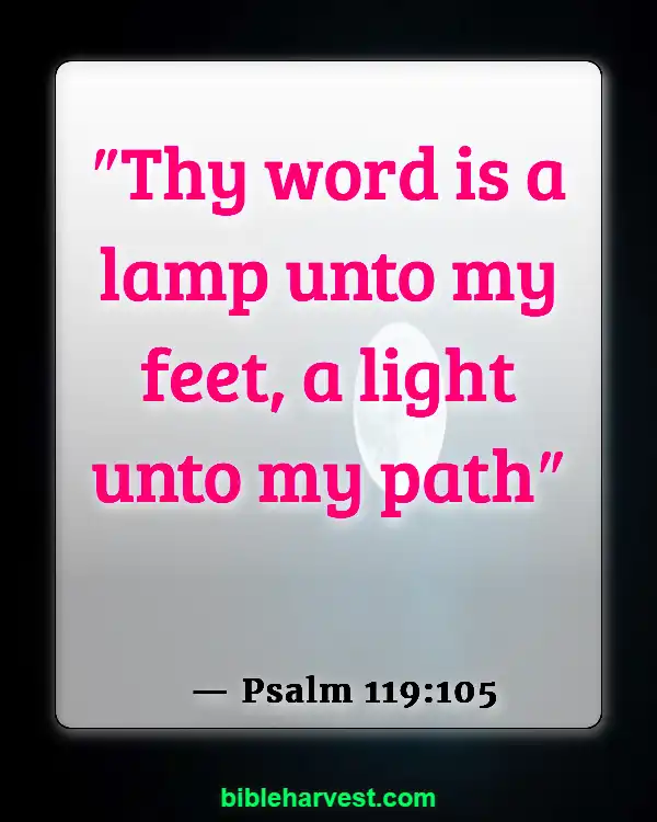 God Has A Plan For Your Life Bible Verse (Psalm 119:105)