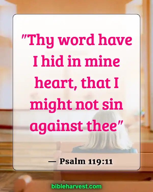 Bible Verses About Lying And Deceit (Psalm 119:11)