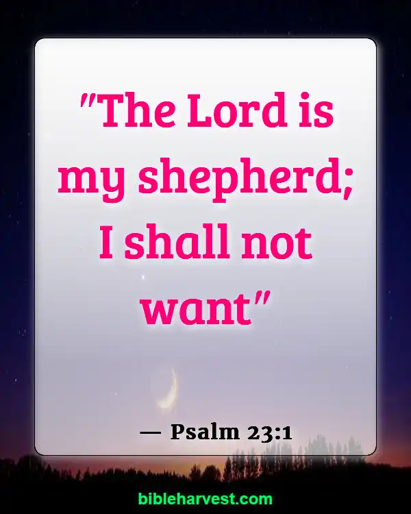 Bible Verses About The Name Of God (Psalm 23:1)
