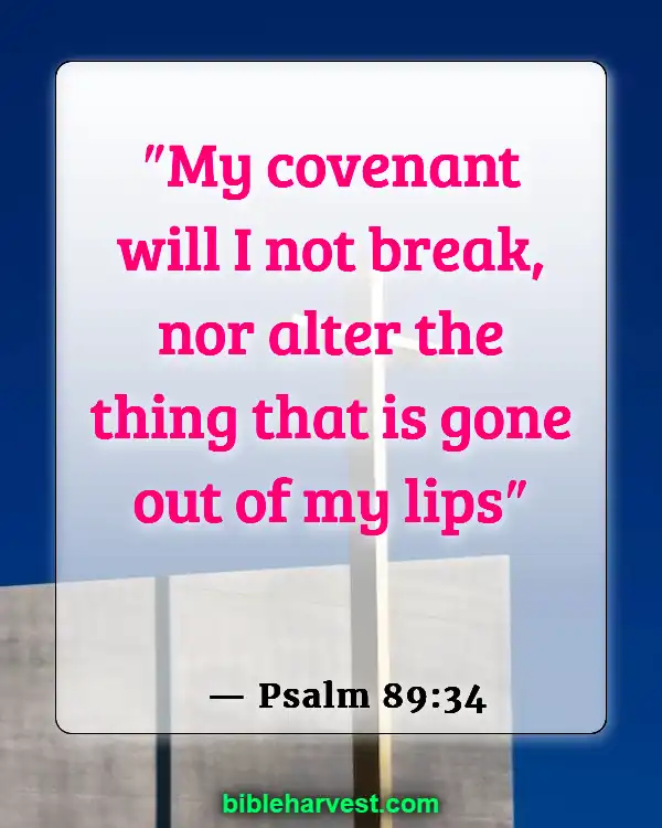Bible verses about the Promisses of God (Psalm 89:34)