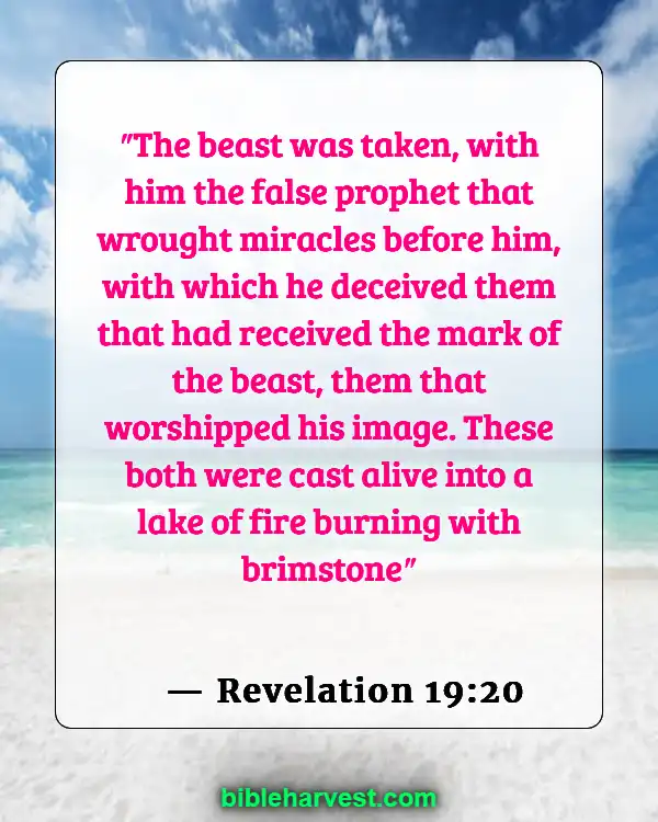 Bible Verses About Deception In The Last Days (Revelation 19:20)