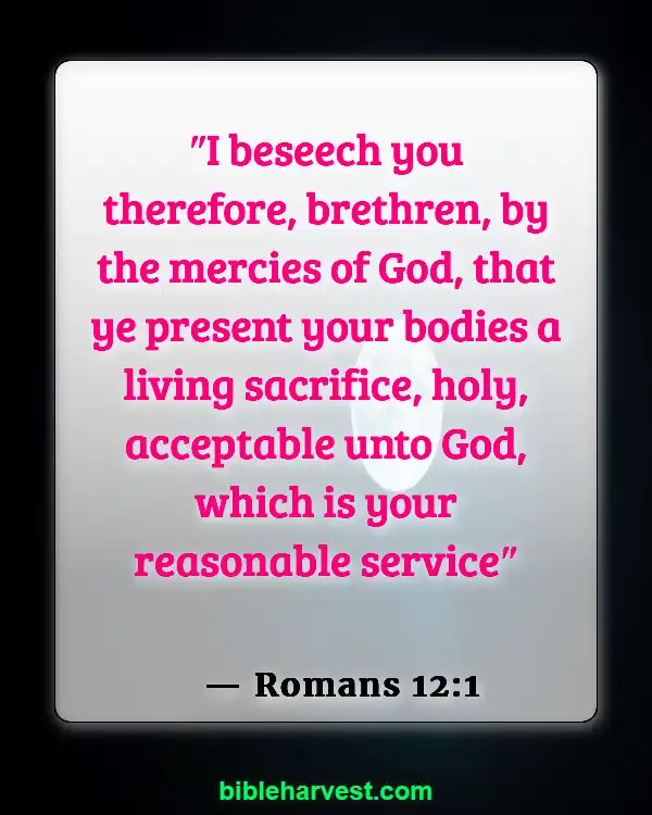 Bible Verses About Real Christian (Romans 12:1)