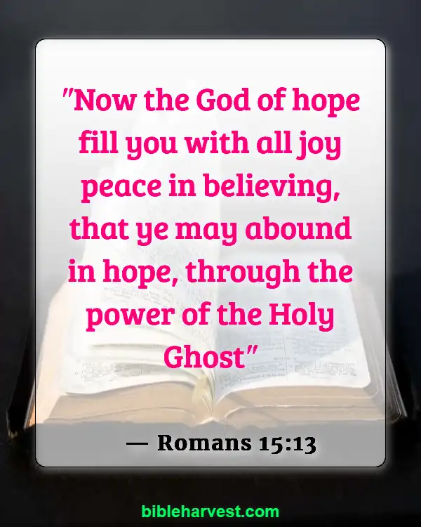 Bible Verses About Trusting God’s Plan (Romans 15:13)