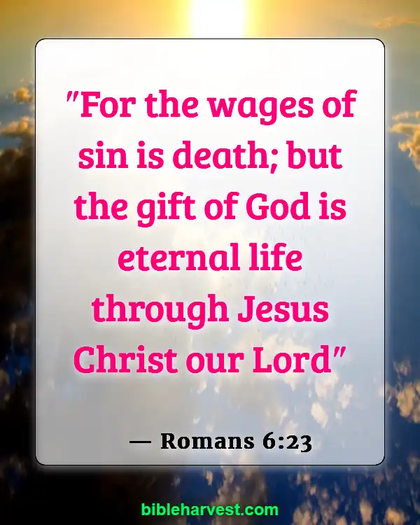 Bible Verses About Sin (Romans 6:23)