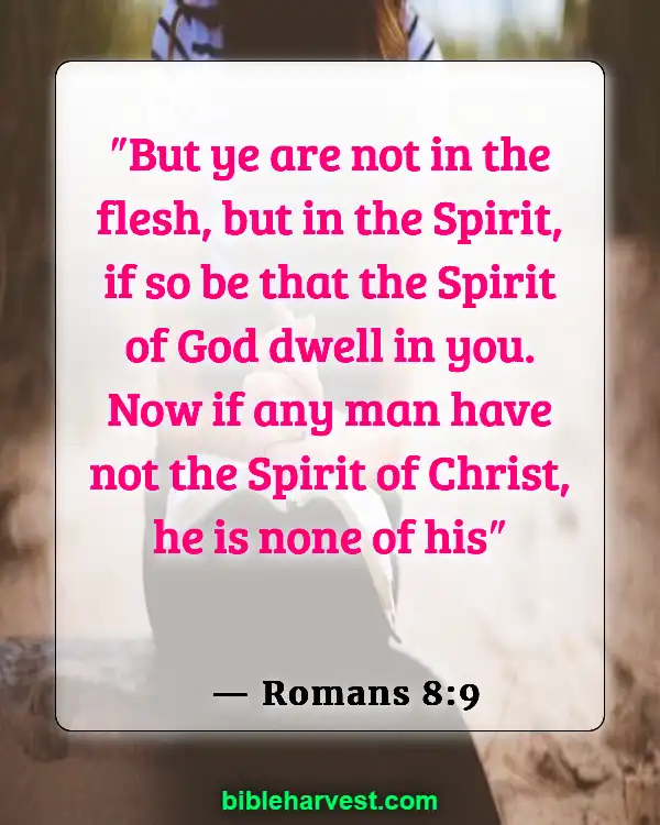 Bible Verses About Real Christian (Romans 8:9)