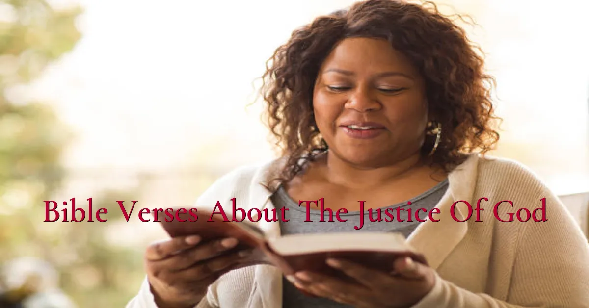 Bible Verses About The Justice Of God